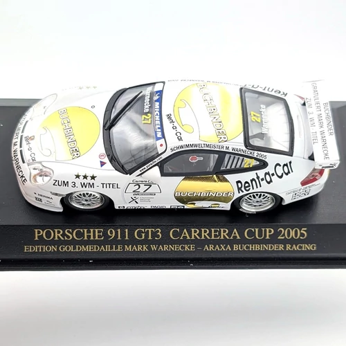 Porsche 911 GT3 #27 2005 1:43 Minichamps versenyautó modell