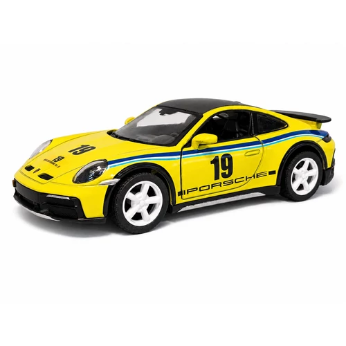 Porsche 911 Rally #19 mintás modell autó