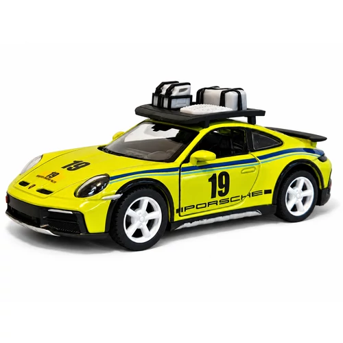 Porsche 911 utazós-rally #19 modell autó