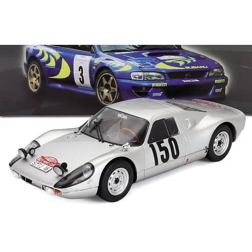 Porsche 904 Carrera GTS 1:18 #150 szürke Edicola retró autó modell