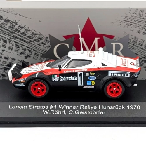  Lancia Stratos #1 1978 1:43 W.Röhrl CMR retró versenyautó modell
