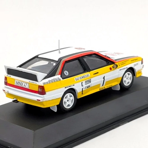 Audi Sport Quattro A2 1984 1:43 W.Röhrl retró versenyautó modell
