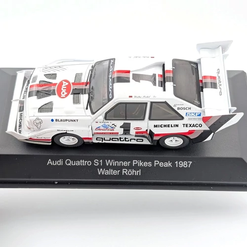 Audi Quattro S1 1987 1:43 W.Röhrl CMR modellautó