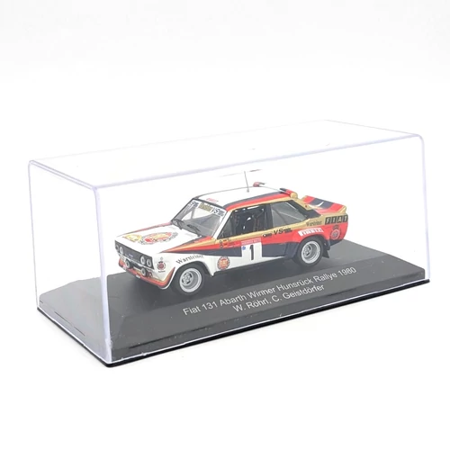 Fiat 131 Abarth 1980 1:43 W.Röhrl CMR retró versenyautó modell