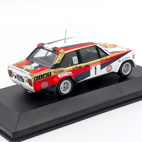 Fiat 131 Abarth 1980 1:43 W.Röhrl CMR retró versenyautó modell