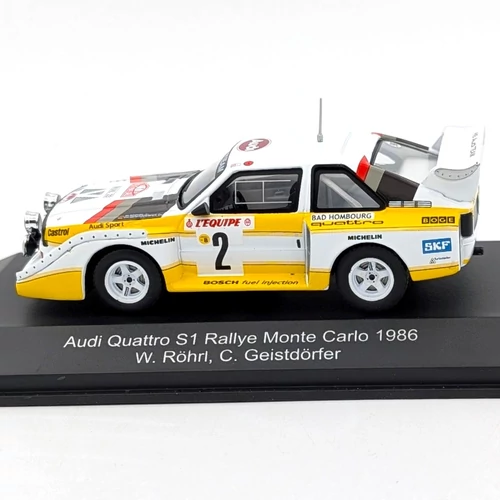 Audi Quattro S1 1986 1:43 W.Röhrl CMR versenyautó modell