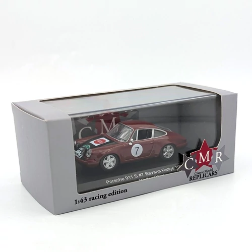 Porsche 911 S #7 1970 1:43 W.Röhrl CMR retró modellautó