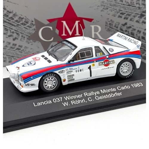 Lancia 037 #1 1983 1:43 Walter Röhrl CMR retró versenyautó modell