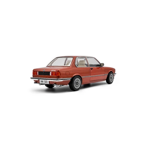 BMW E21 323I 1980 1:18 Solido piros fémautó