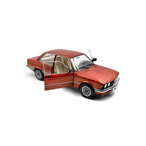 BMW E21 323I 1980 1:18 Solido piros autómodell