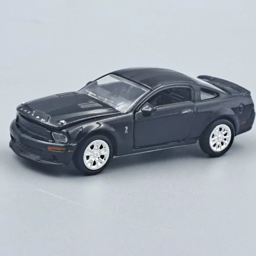 Shelby GT 500 KR 2008 1:64 fekete fém autó modell