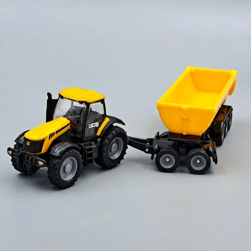 JCB 8250 traktor és trailer 1:87 Siku autómodell