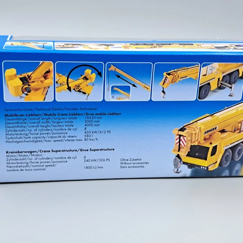 Liebherr mozgó daru 1:87 Siku modelljármű