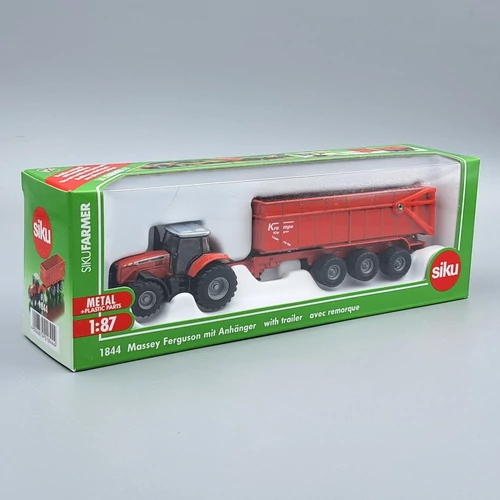 Massey Ferguson traktor 1:87 piros Siku fém modelljármű