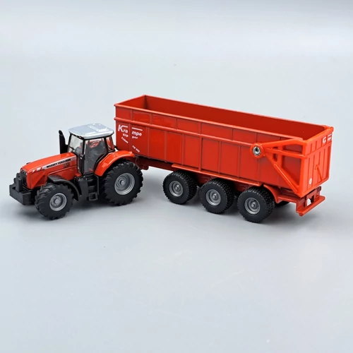 Massey Ferguson traktor 1:87 piros Siku fém modelljármű