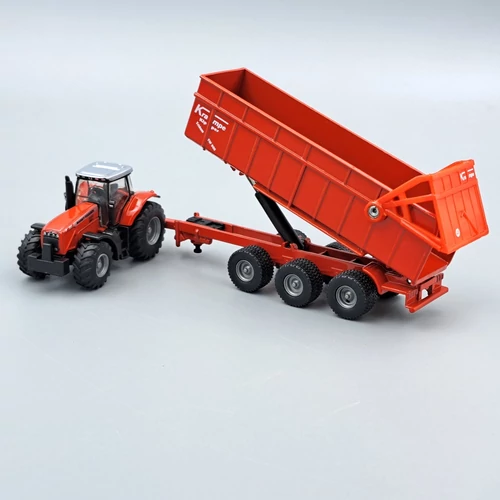 Massey Ferguson traktor 1:87 piros Siku fém modelljármű