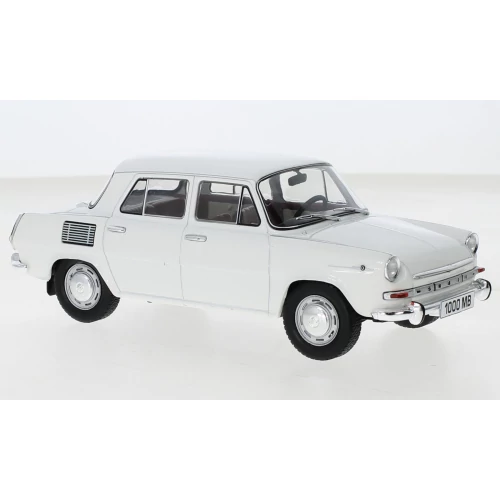 Skoda 1000MB 1:24 WhiteBox modellautó