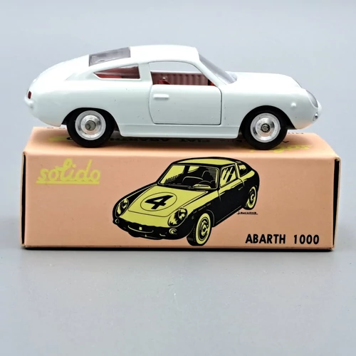 Fiat Abarth 1000 1962 1:43 retró Solido fém autó modell