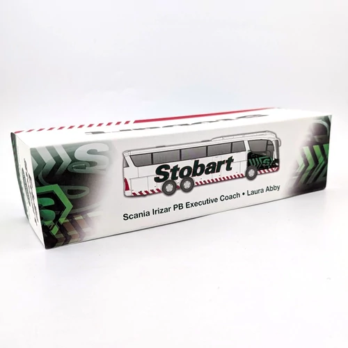 Scania Irizar PB Coach Stobart busz 1:76 Atlas modellautó