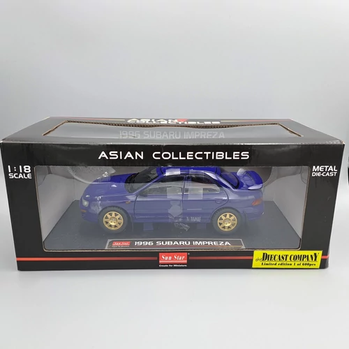 Subaru Impreza STI 1996 1:18 Sun Star fém modell autó