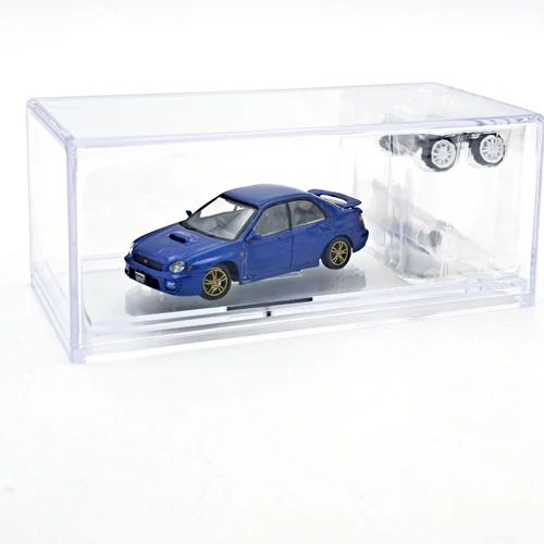 Subaru Impreza WRX 2001 1:64 (BMC) Kék jobbkormányos autómodell