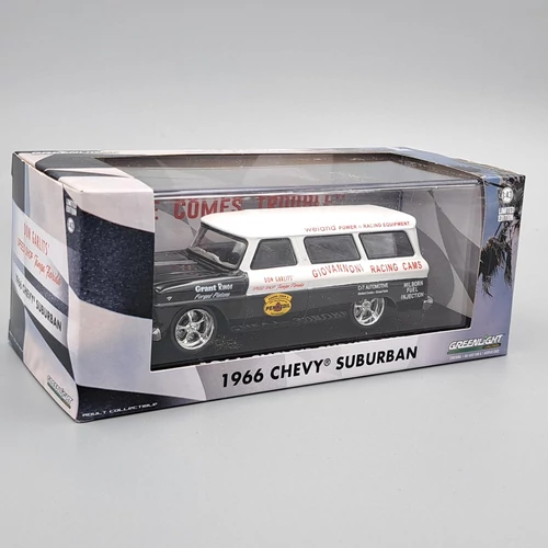 Chevy Suburban 1966 1:43 Greenlight fém autó modell