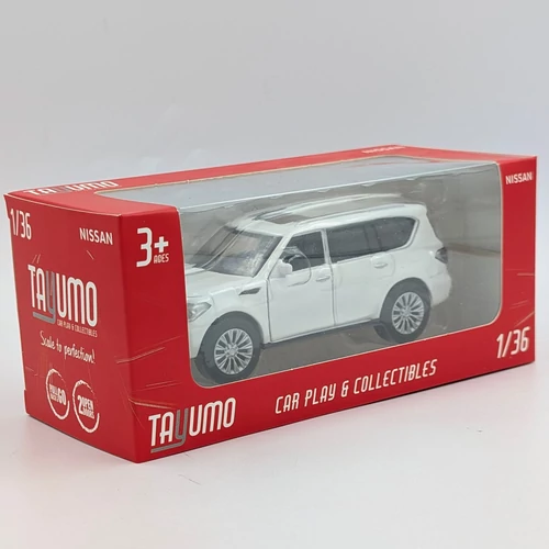 Nissan Patrol Y62 1:36 fehér Tayumo modellautó-játékautó