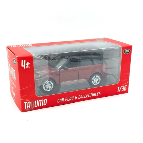 Range rover sport 1:36 tayumo red autó modell, játékautó
