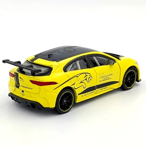 Jaguar I-Pace E-trophy 1:36 Tayumo sárga játékautó