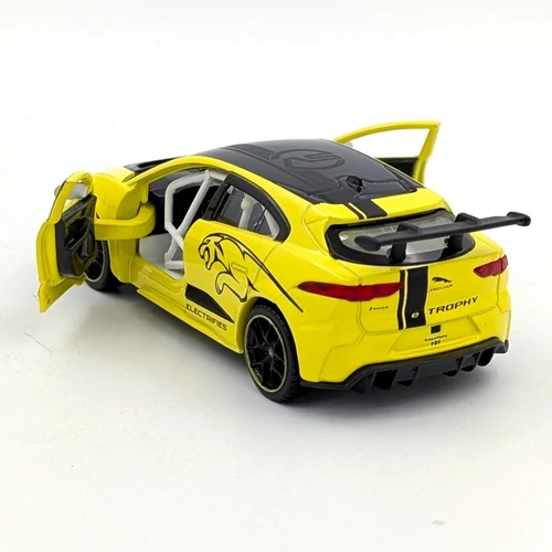 Jaguar I-Pace E-trophy 1:36 Tayumo sárga játékautó
