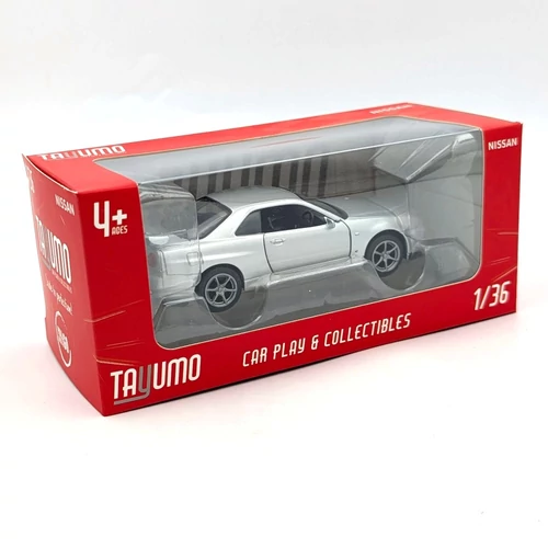 Nissan GT R34 V-spec 1:36 Tayumo kisautó, játékautó