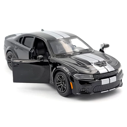  Dodge Charger 1:36 fekete Tayumo kisautó játékautó modell