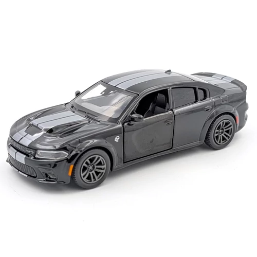  Dodge Charger 1:36 fekete Tayumo kisautó játékautó modell