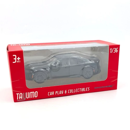  Dodge Charger 1:36 fekete Tayumo kisautó játékautó modell