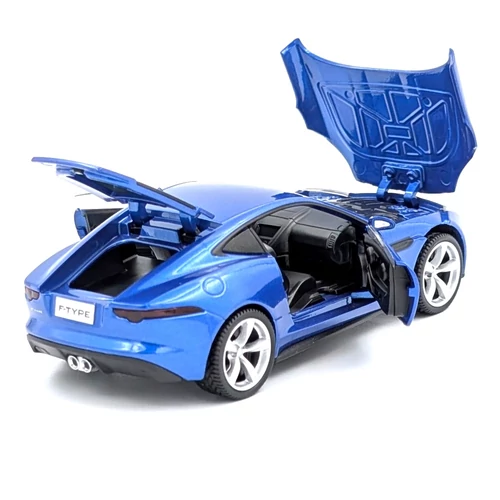 Jaguar F-Type kék 1:32 Tayumo fém modellautó játékautó