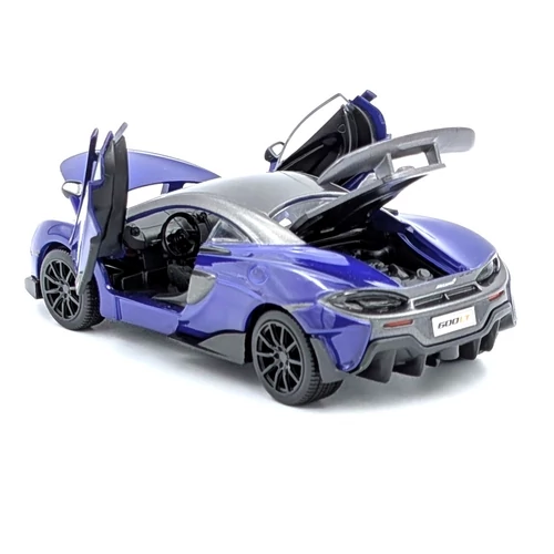McLaren 600LT kék 1:32 Tayumo fém autómodell játékautó