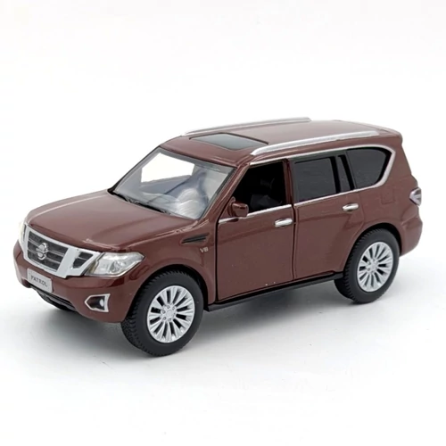 Nissan Patrol Y62 1:36 Tayumo barna játékautó