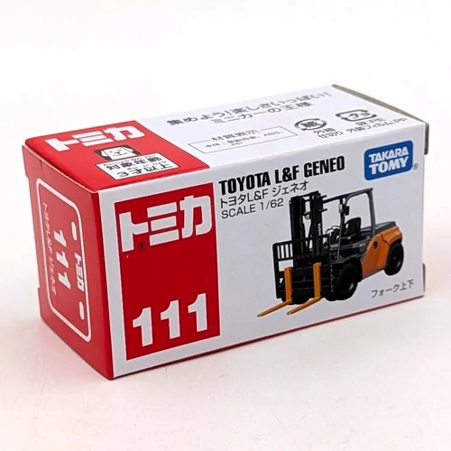 Toyota L&F Geneo 1:64 Tomica modell 111 fém kisautó
