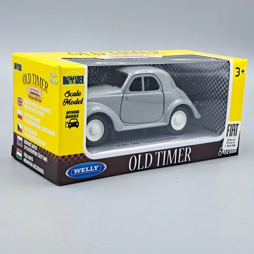 Fiat 500 Topolino 1936 Welly retró autómodell játékautó