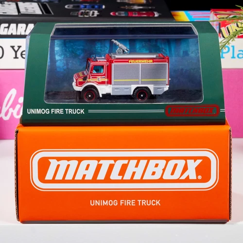 Unimog Fire Truck Matchbox Premium modell autó