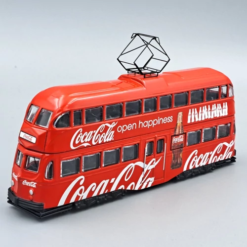 Coca-Cola emeletes villamos 1:76 Corgi modell
