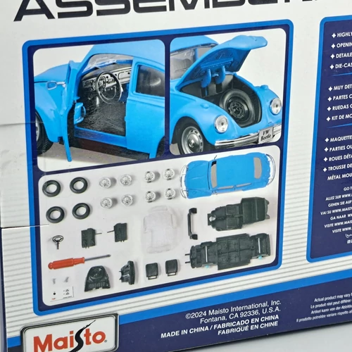 Volkswagen Beetle 1:24 összeszerelhető autó modell