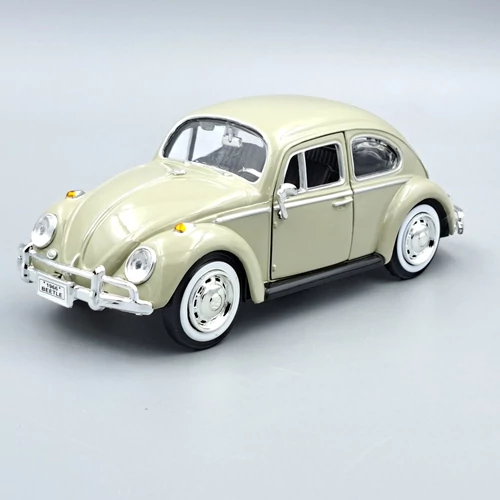 Volkswagen Beetle 1966 1:24 Motor Max retró modell autó