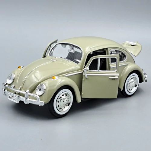 Volkswagen Beetle 1966 1:24 Motor Max retró modell autó