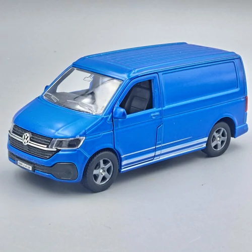  Volkswagen T6 van 2019 sötétkék játékautó