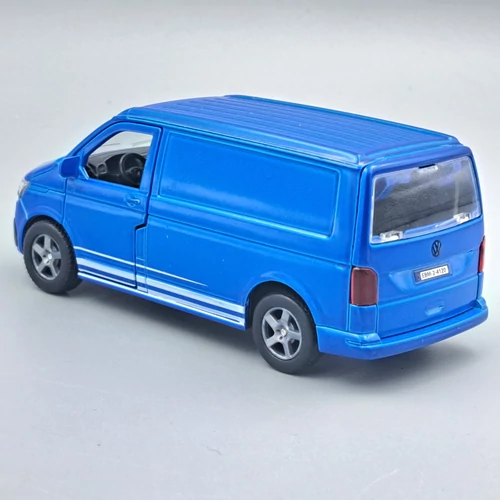  Volkswagen T6 van 2019 sötétkék játékautó