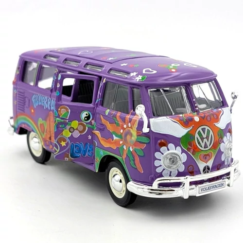 Volkswagen Van Samba Hippy 1:25 lila