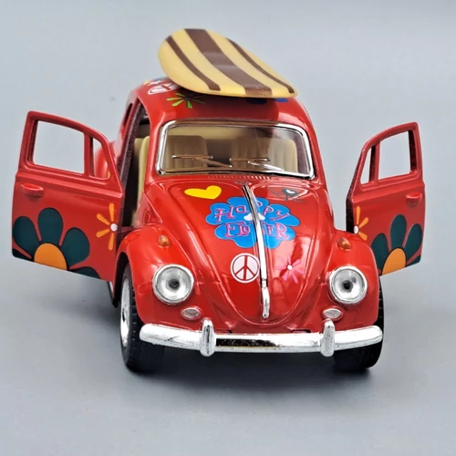 Volkswagen Bogár 1963 Deszkával  Welly modellautó