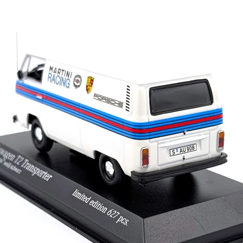 Volkswagen T2 Martini design 1:43 fehér Minichamps
