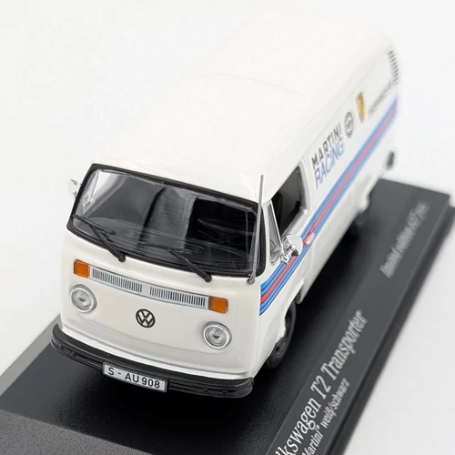 Volkswagen T2 Martini design 1:43 fehér Minichamps